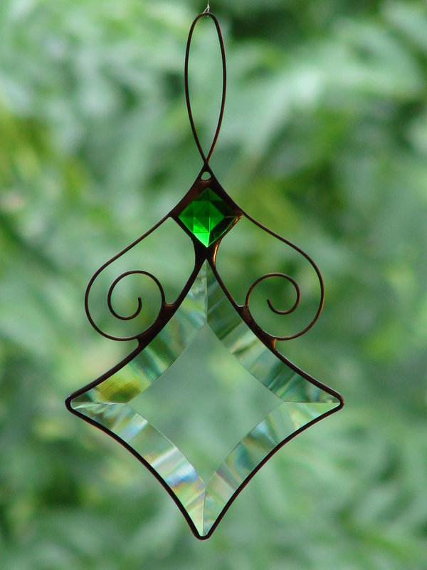 Tiffany-Fensterbild Q70-18 grün