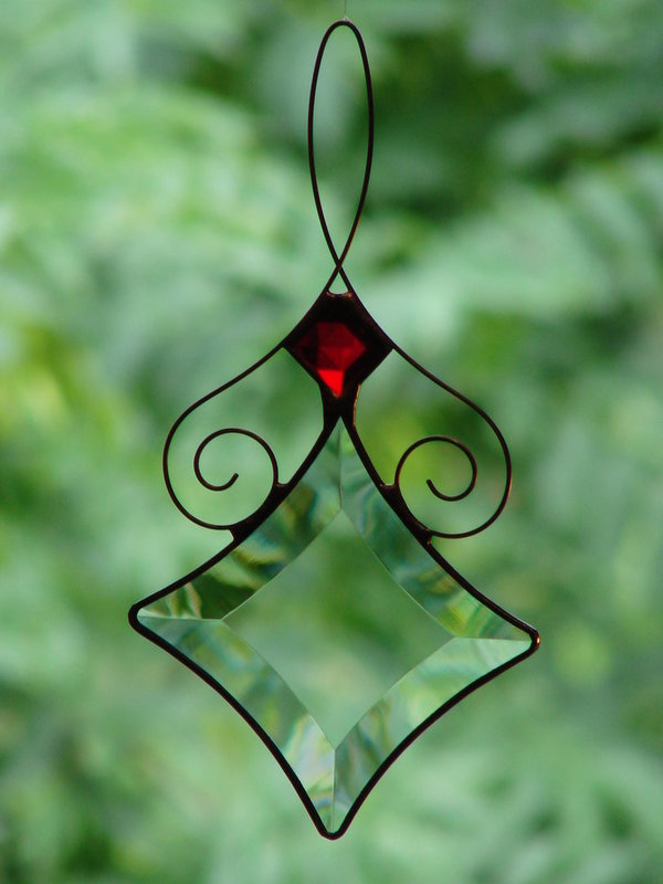 Tiffany-Fensterbild Q70-18 rot