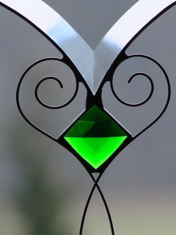Tiffany-Fensterbild Q70 18-25 grün
