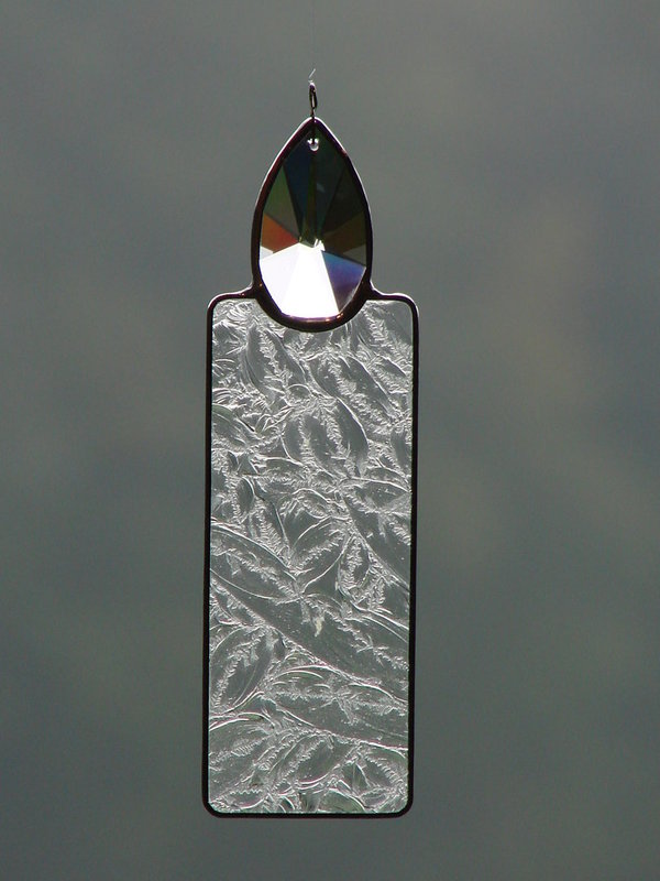 Tiffany-Kerze 50x165 Eisblume