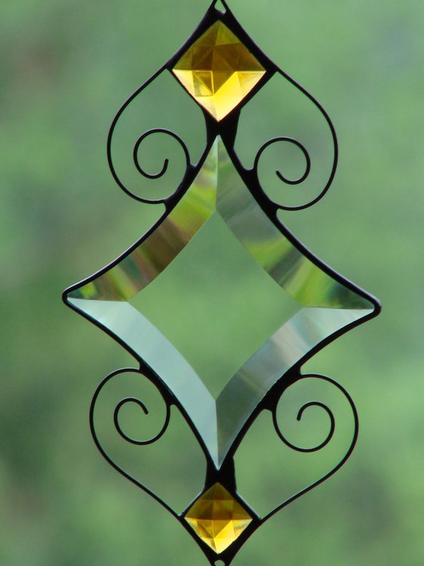 Tiffany-Fensterbild Q70 18-25 bernstein